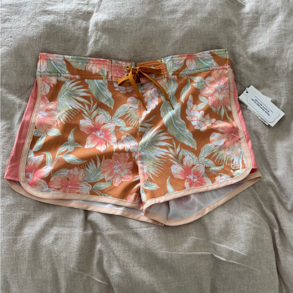NEW Rip Curl Always Summer Floral Print Swim Board Shorts - L